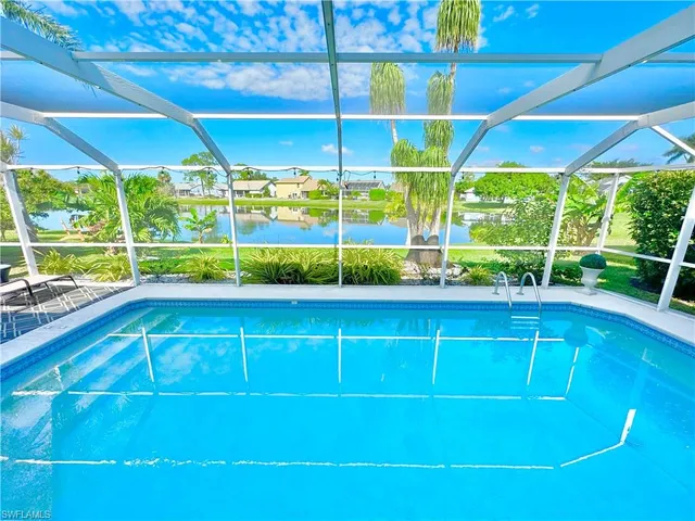 a view of outdoor space with swimming pool