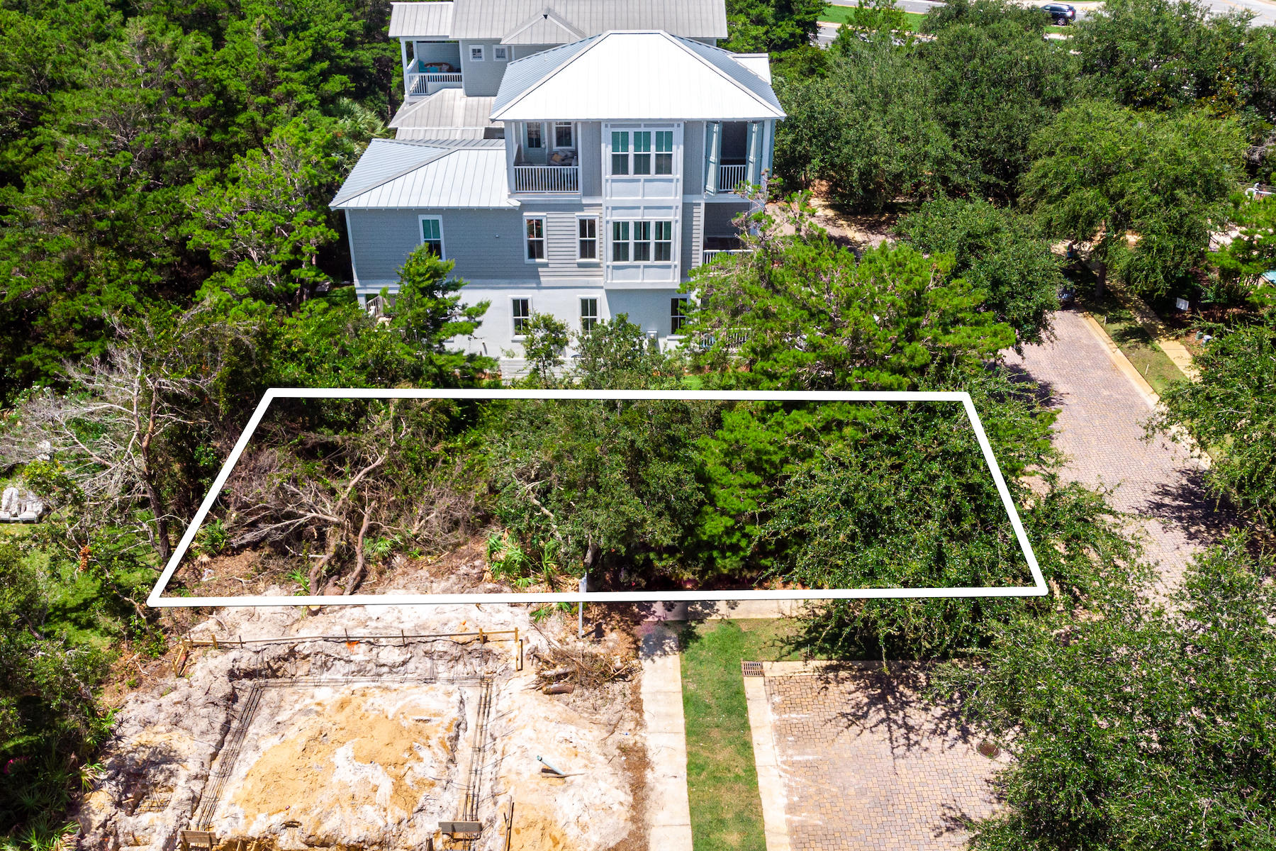 Lot 6 Pompano Pl Inlet Beach Inlet Beach, FL 32461 - Photo 17 of 34 a view of a small yard