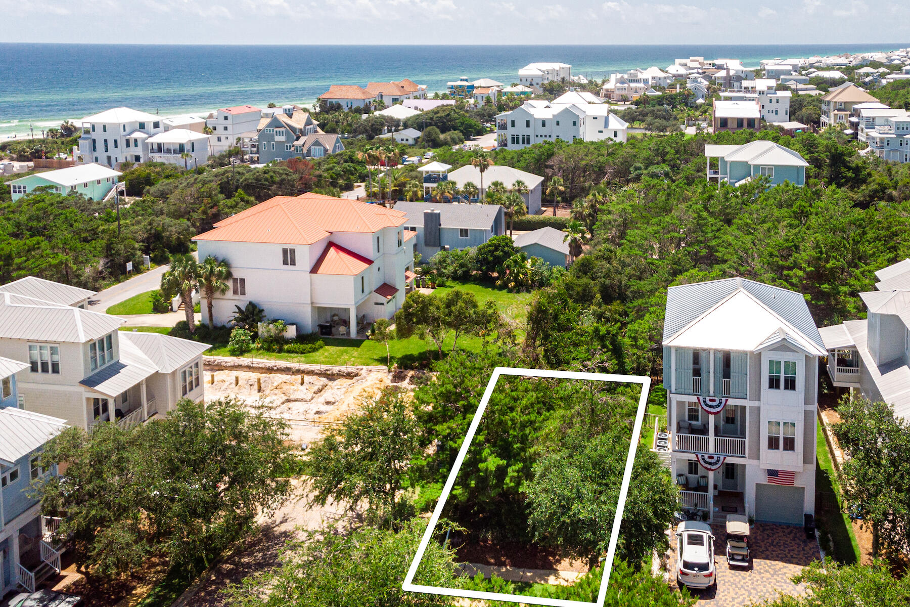 Lot 6 Pompano Pl Inlet Beach Inlet Beach, FL 32461 - Photo 29 of 34 an aerial view of multiple house
