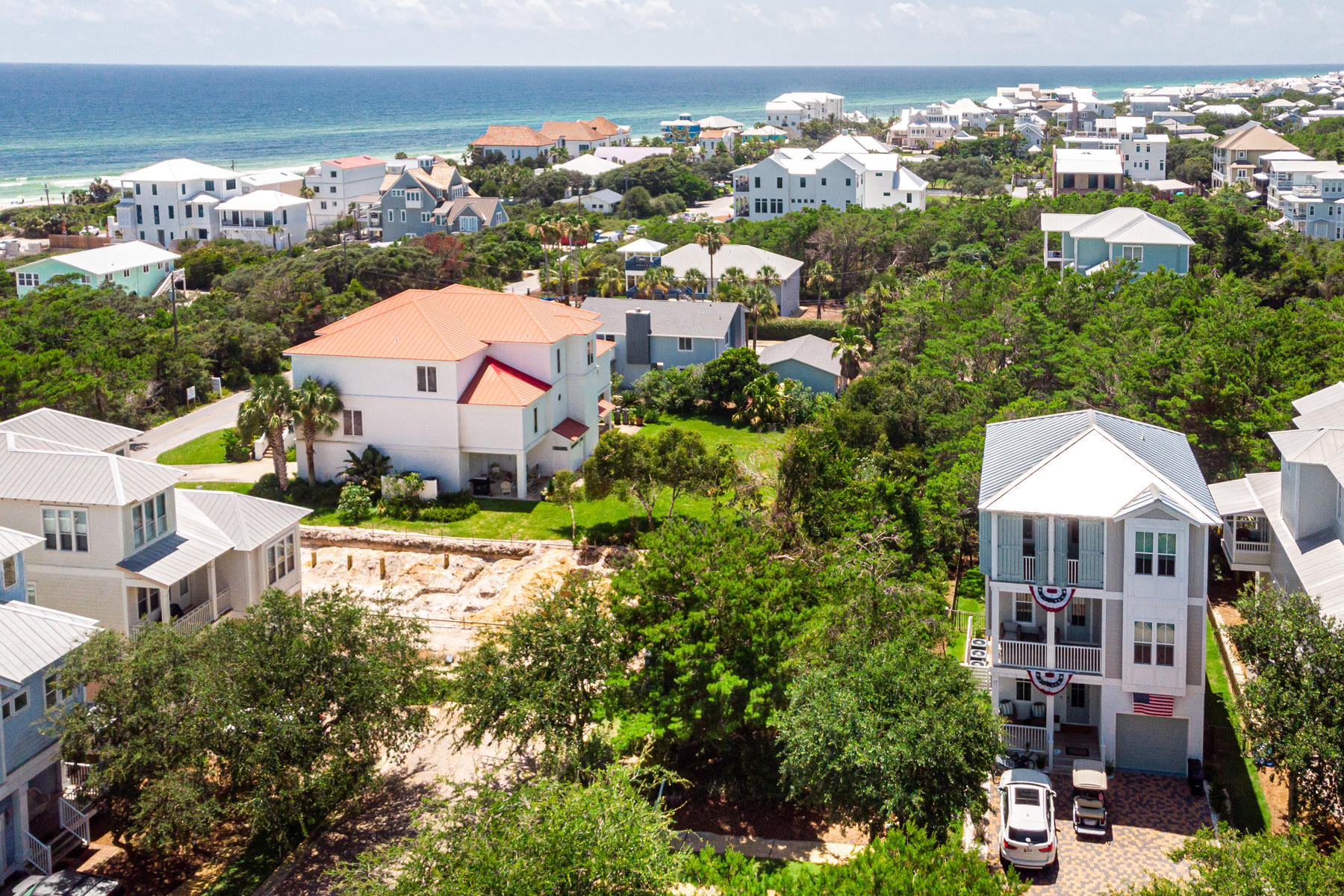 Lot 6 Pompano Pl Inlet Beach Inlet Beach, FL 32461 - Photo 30 of 34 an aerial view of multiple house
