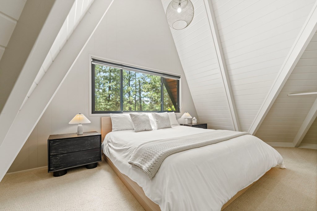 501 Gamble Road McCall, ID 83638 - Photo 13 of 28 The primary suite, ...has beautiful river views and you will fall asleep to the river's music.