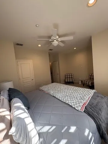 a view of a room with rack and racks on the wall