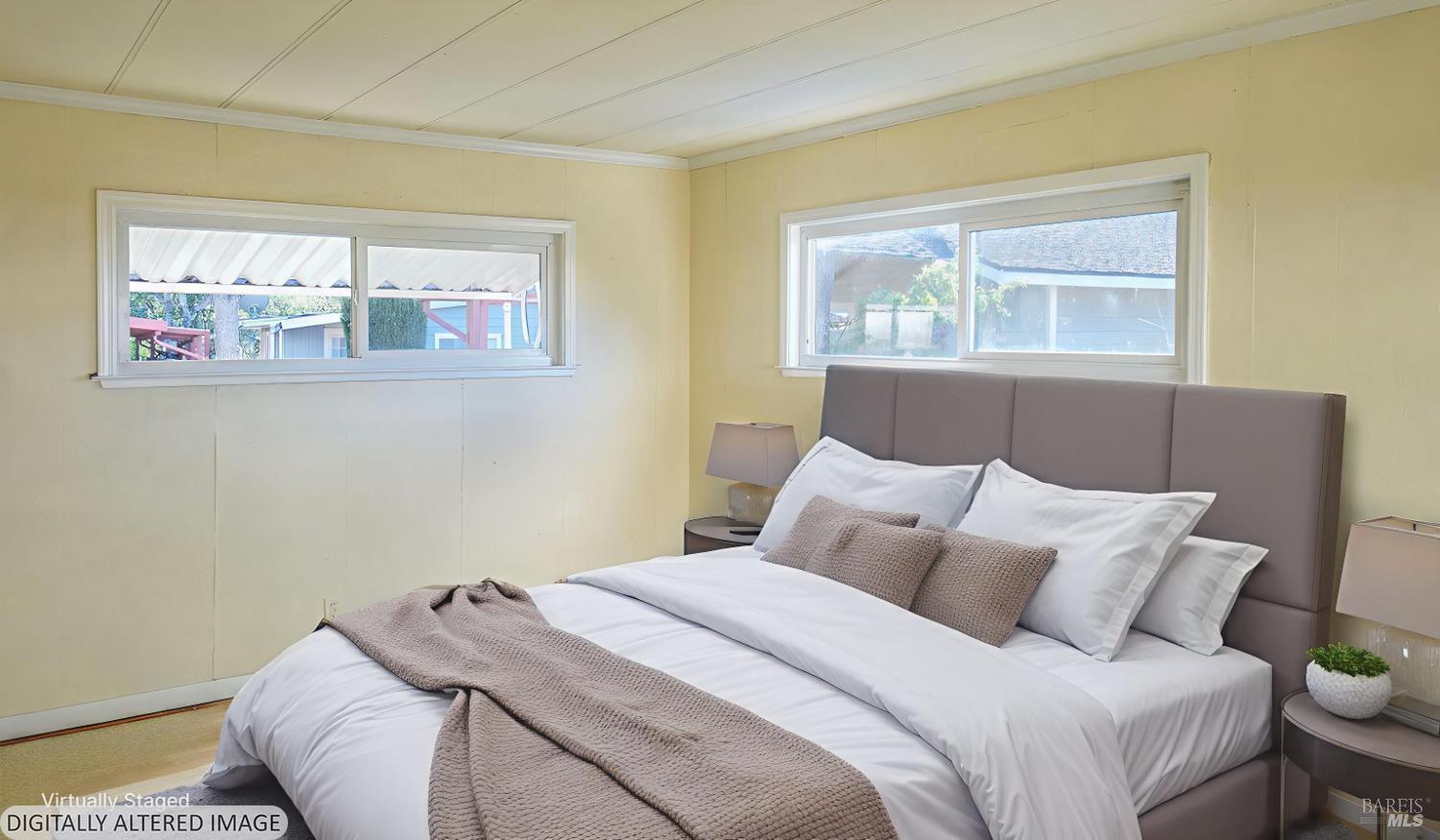 2412 Foothill Boulevard, Unit 63 Calistoga, CA 94515 - Photo 15 of 28 Virtual furniture in main bedroom.