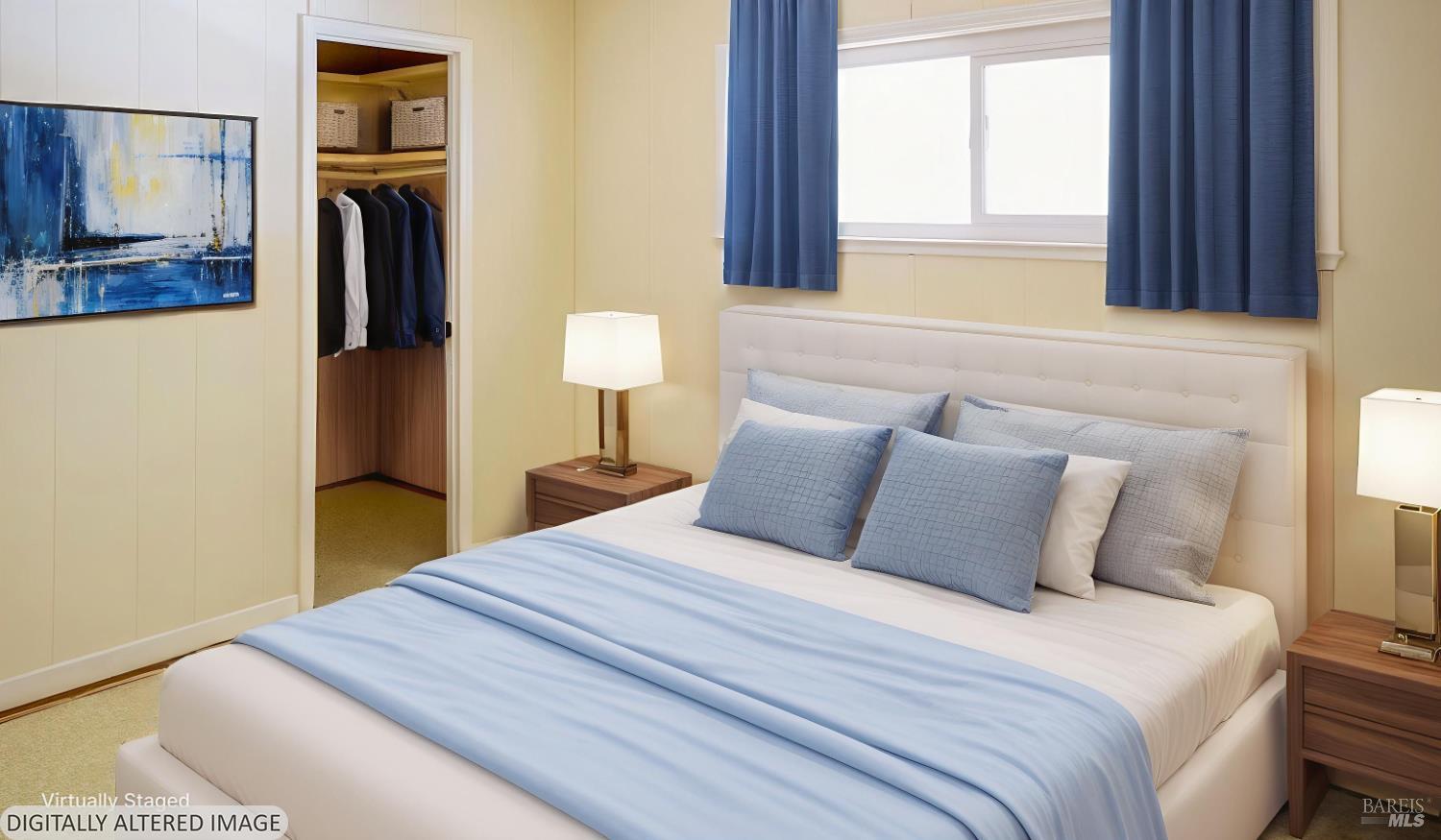 2412 Foothill Boulevard, Unit 63 Calistoga, CA 94515 - Photo 20 of 28 Guest bedroom with virtual furniture.