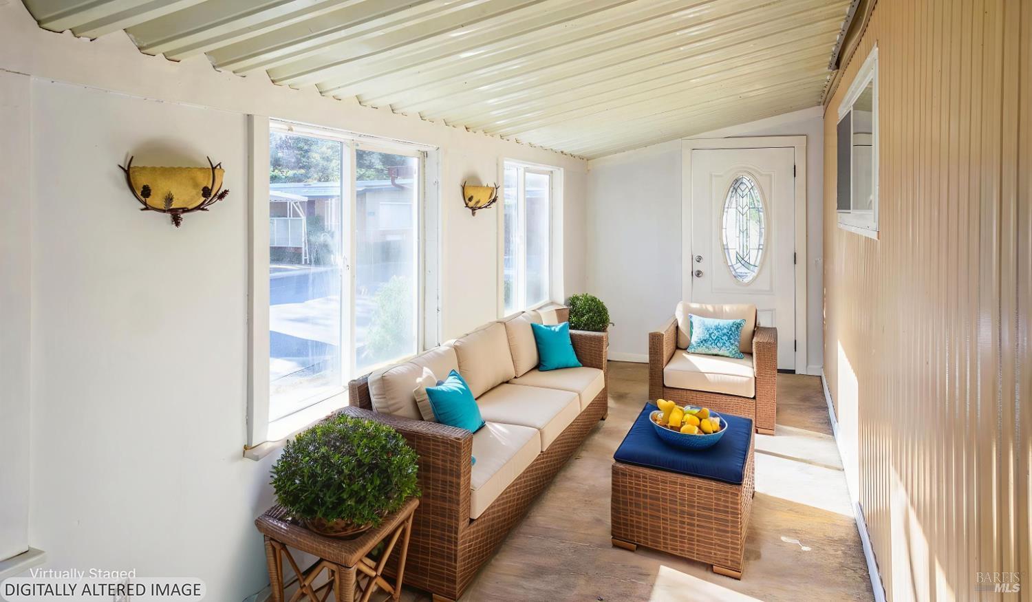 2412 Foothill Boulevard, Unit 63 Calistoga, CA 94515 - Photo 24 of 28 What the porch could look like with furniture. digital furniture