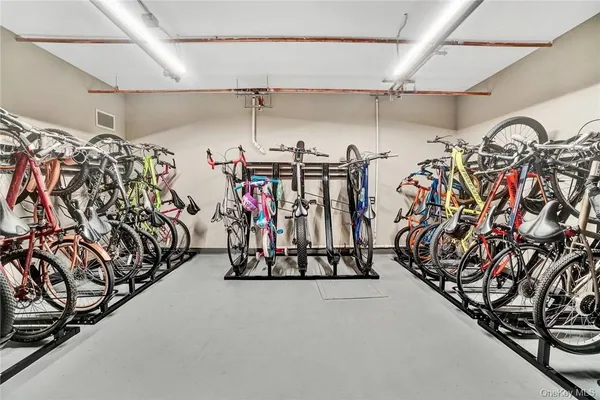 a view of a bike storage