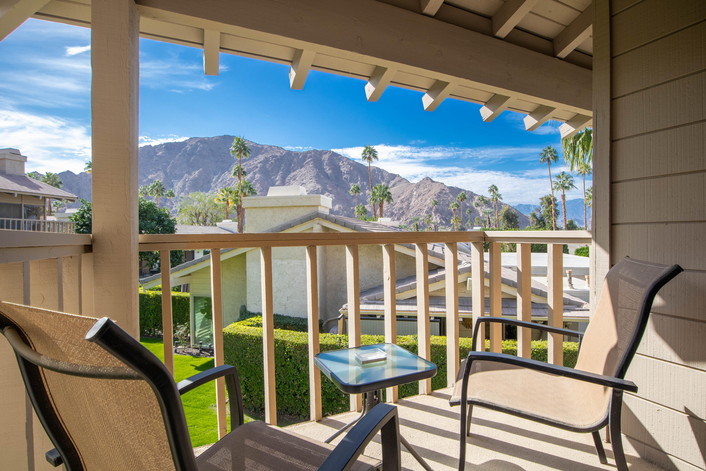 46560 Arapahoe Circle, Unit B Indian Wells, CA 92210 - Photo 4 of 17 a view of a city from a balcony with furniture