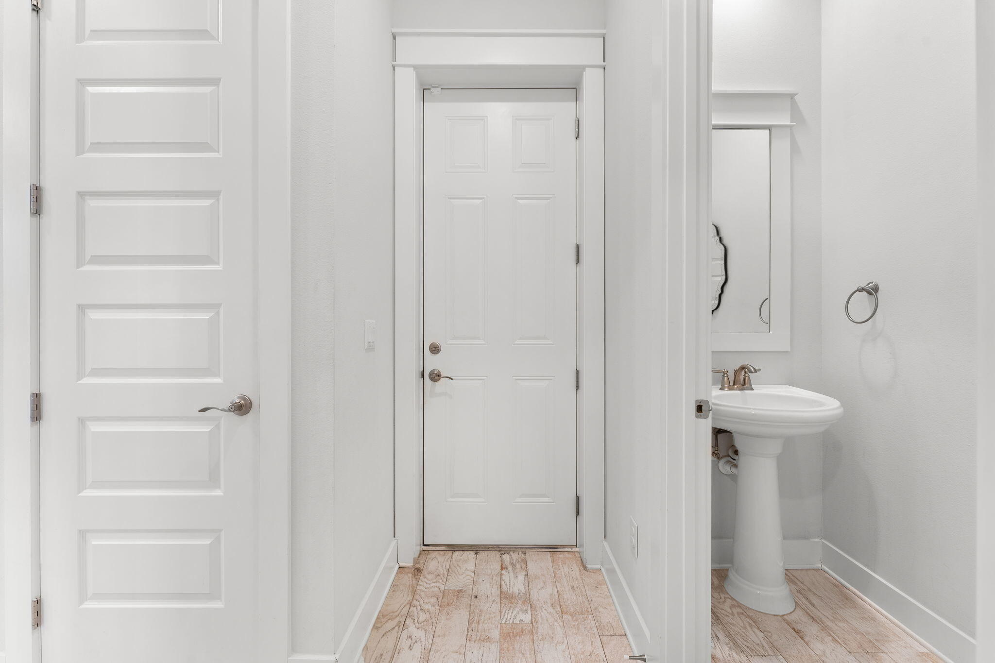 Undisclosed Address Inlet Beach, FL 32461 - Photo 16 of 44 a bathroom with a sink and a mirror