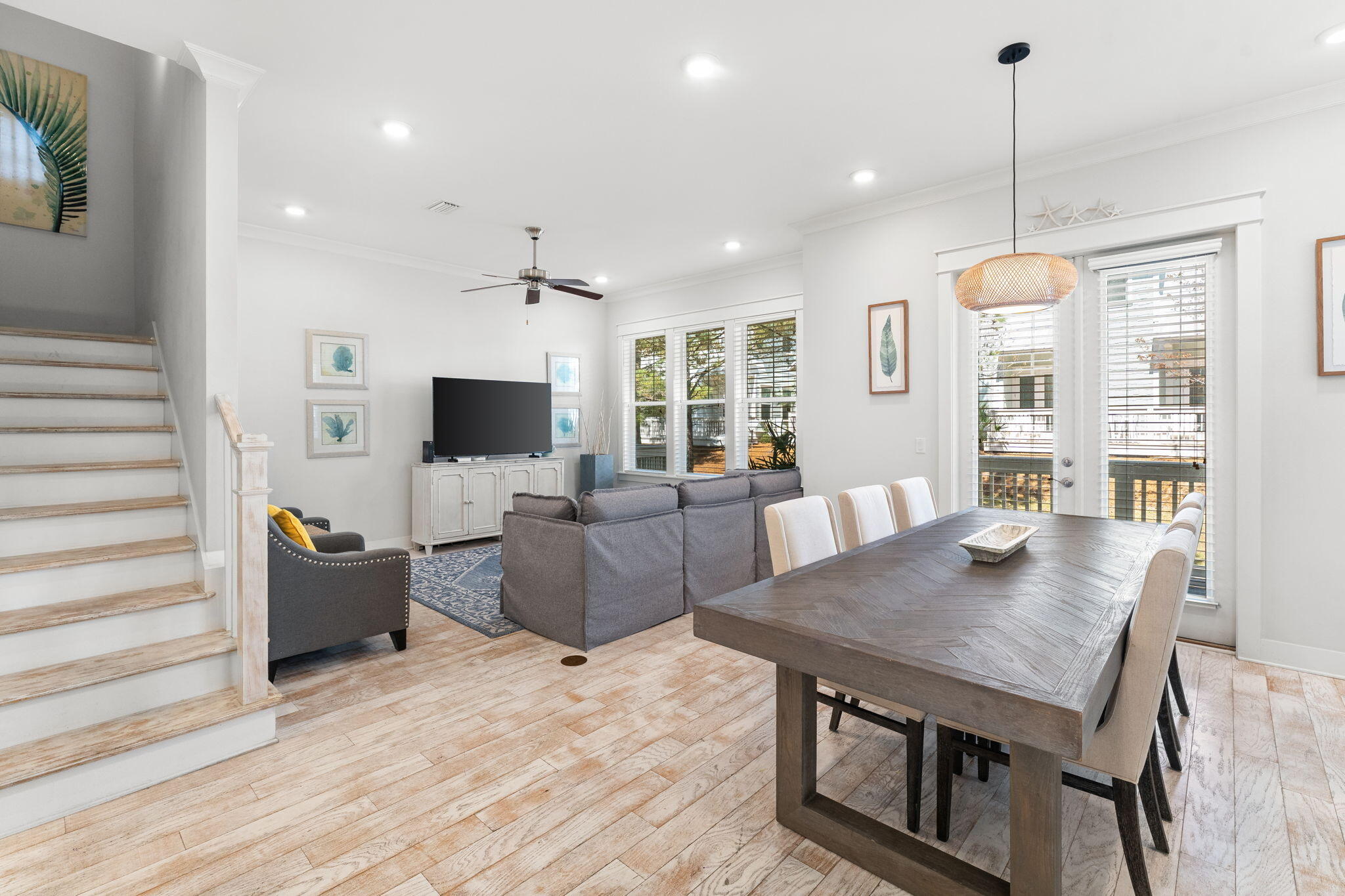 Undisclosed Address Inlet Beach, FL 32461 - Photo 22 of 44 a living room with furniture and a flat screen tv