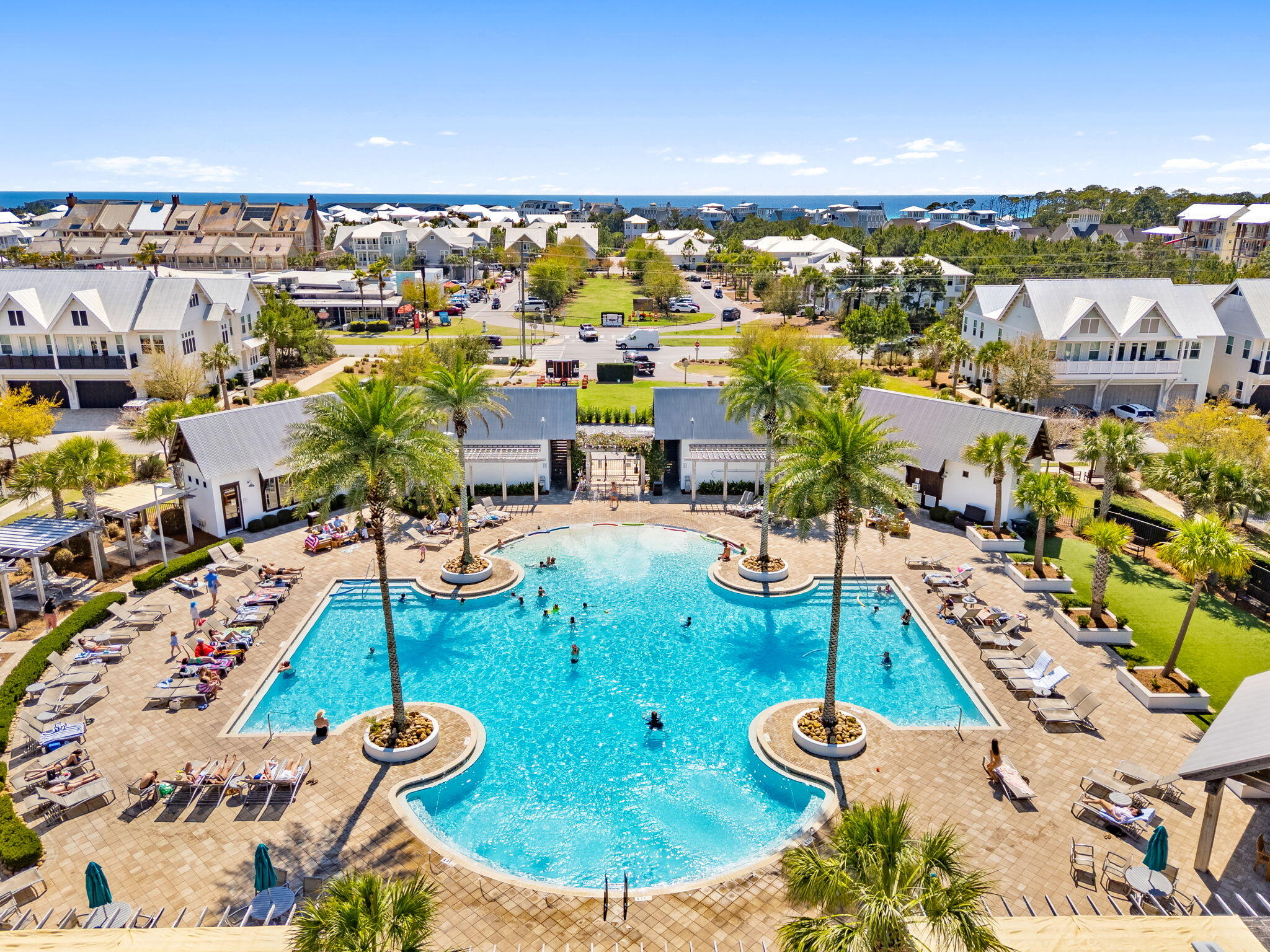 Undisclosed Address Inlet Beach, FL 32461 - Photo 42 of 44 an aerial view of residential houses with outdoor space