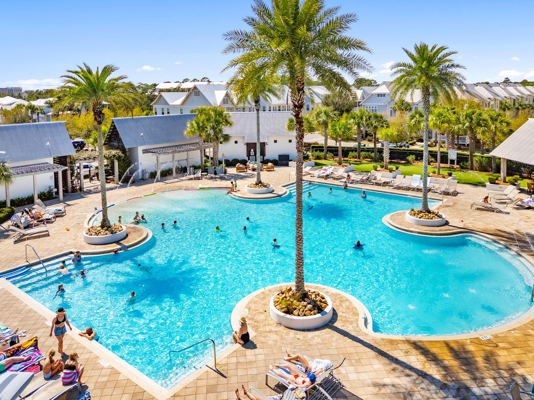 Undisclosed Address Inlet Beach, FL 32461 - Photo 43 of 44 a swimming pool with outdoor seating and yard