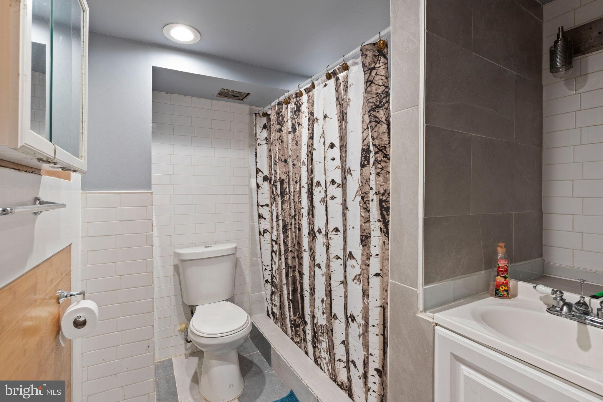 406 South Smallwood Street Baltimore, MD 21223 - Photo 17 of 18 a bathroom with a sink toilet and shower