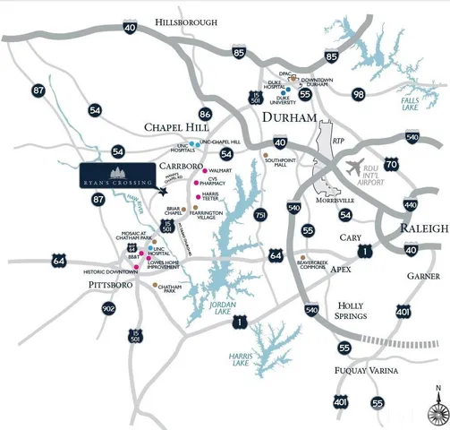 a sign broad in front of the red tree