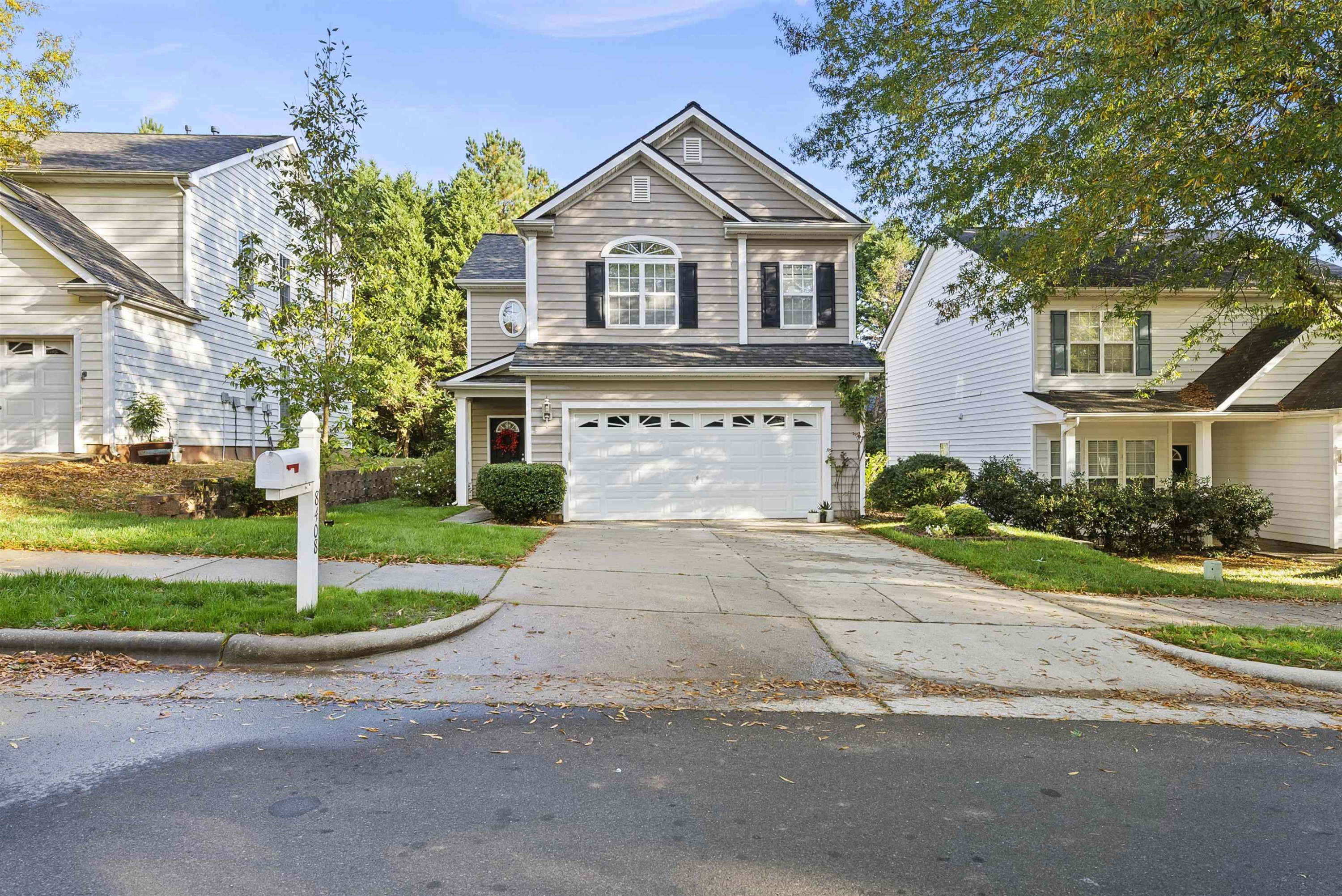 8408 Tie Stone Way Raleigh, NC 27613 - Photo 29 of 33 front view of house with a yard