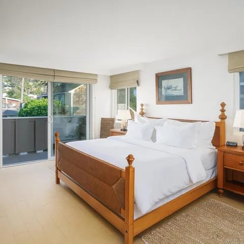 a view of an ocean beach