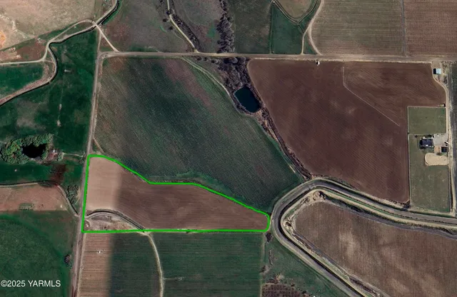 an aerial view of a residential houses