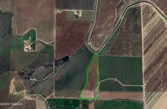 an aerial view of a residential houses