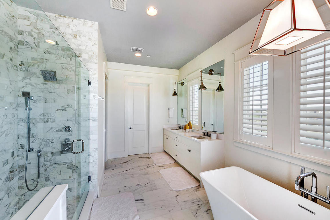 7 Winston Ln Inlet Beach Inlet Beach, FL 32461 - Photo 16 of 19 a bathroom with a sink toilet tub and shower