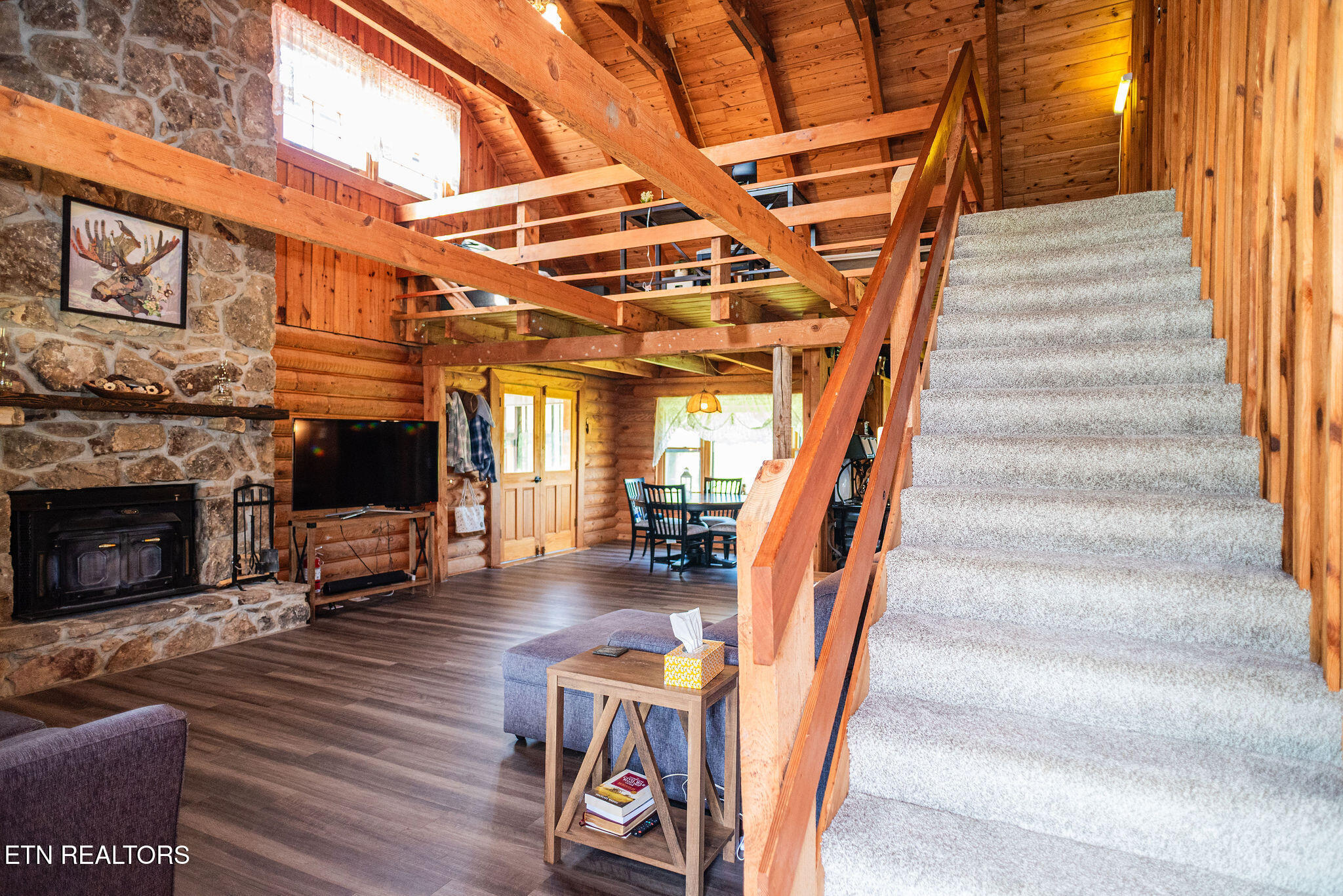 250 Burkhart Road Maynardville, TN 37807 - Photo 17 of 49 Living Room to Loft