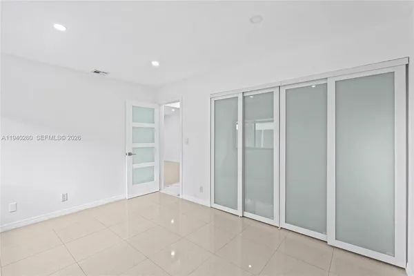 a view of an empty room