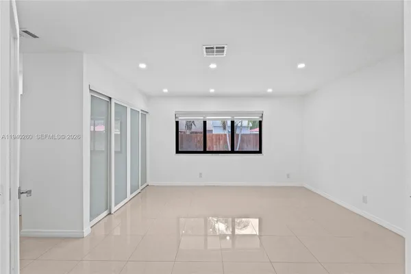 a view of an empty room