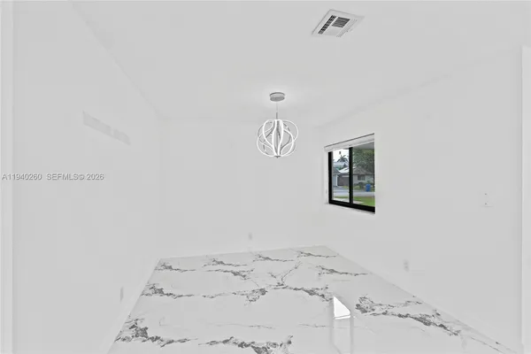 a view of an empty room