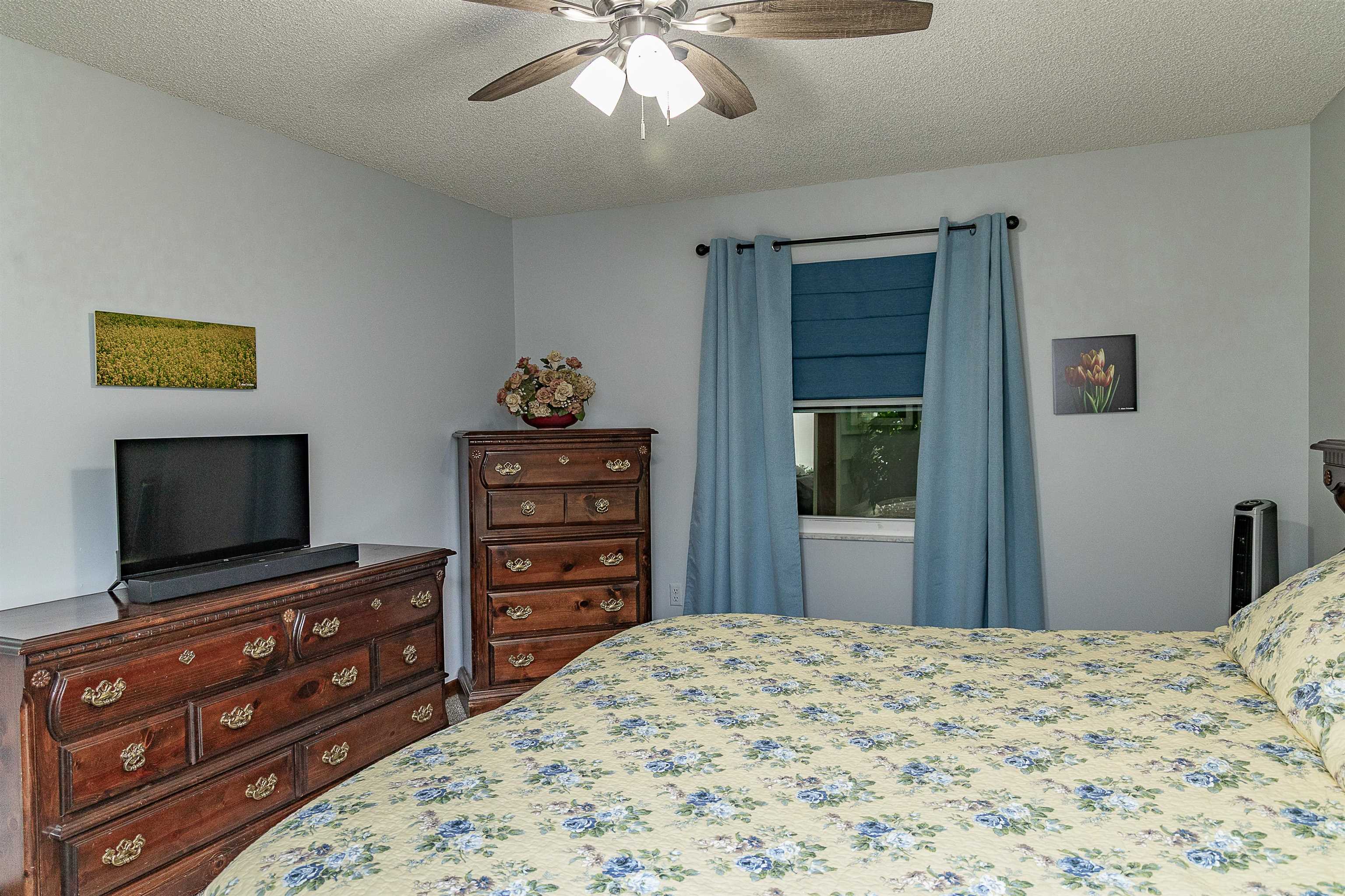 357 Orchis Road St. Augustine, FL 32086 - Photo 33 of 54 a bedroom with a bed and a television