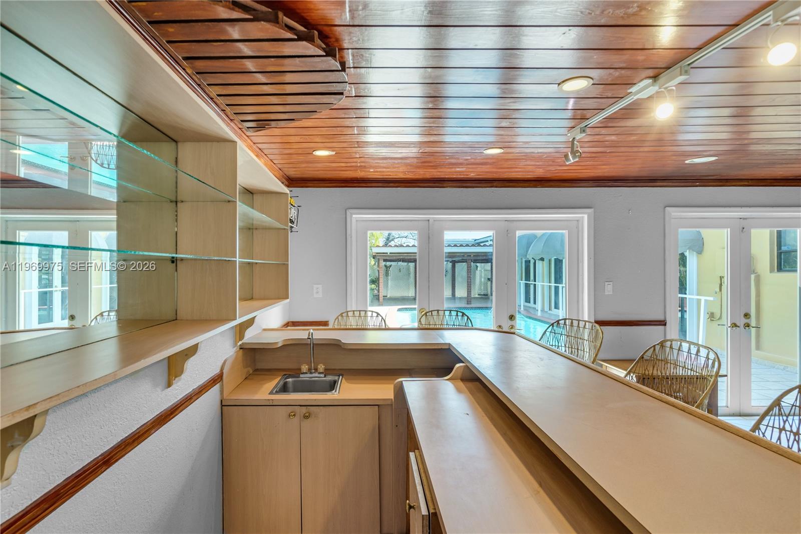 7941 Southwest 18th Terrace Miami, FL 33155 - Photo 22 of 60 a view of a large kitchen with a large window