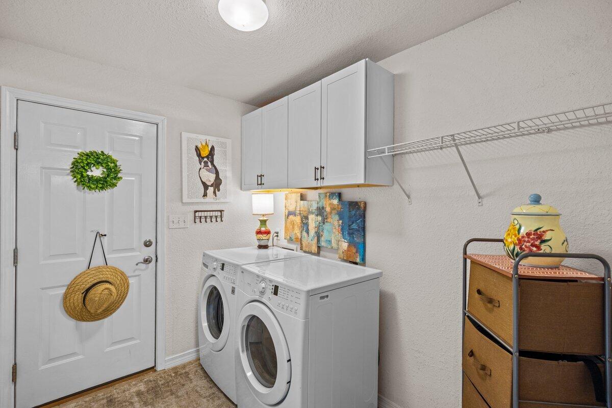 40 Red Bay Court Santa Rosa Beach, FL 32459 - Photo 28 of 49 a utility room with dryer and washer