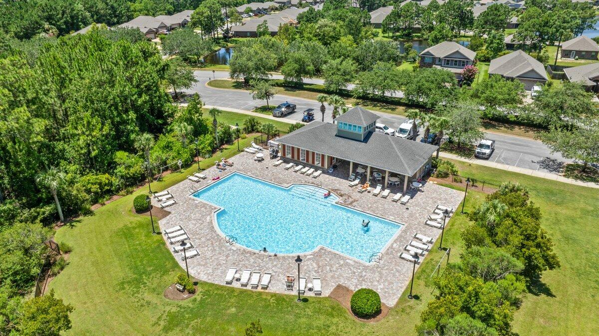 40 Red Bay Court Santa Rosa Beach, FL 32459 - Photo 39 of 49 an aerial view of a house having yard