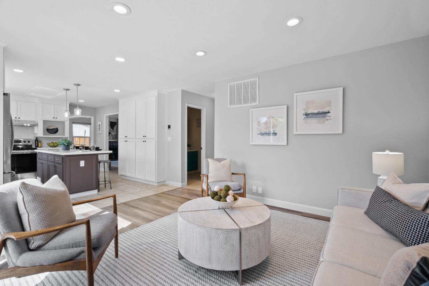 3585 Surry Place Fremont, CA 94536 - Photo 13 of 47 a living room with furniture and wooden floor