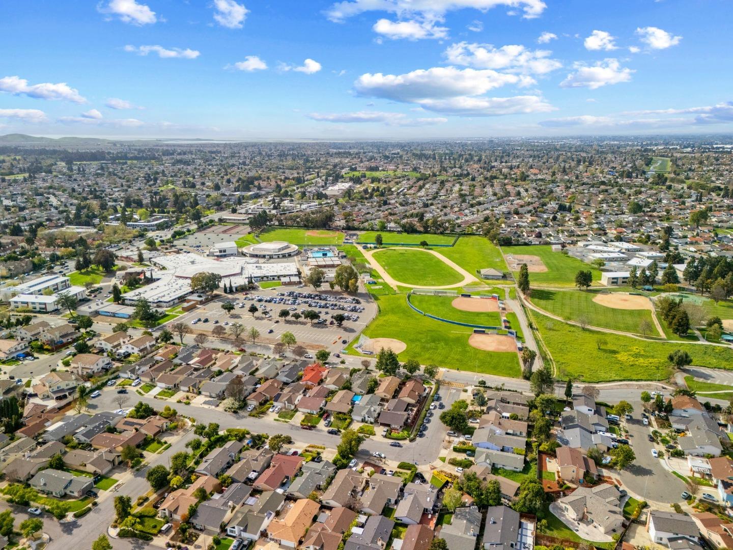 3585 Surry Place Fremont, CA 94536 - Photo 45 of 47 an aerial view of a city