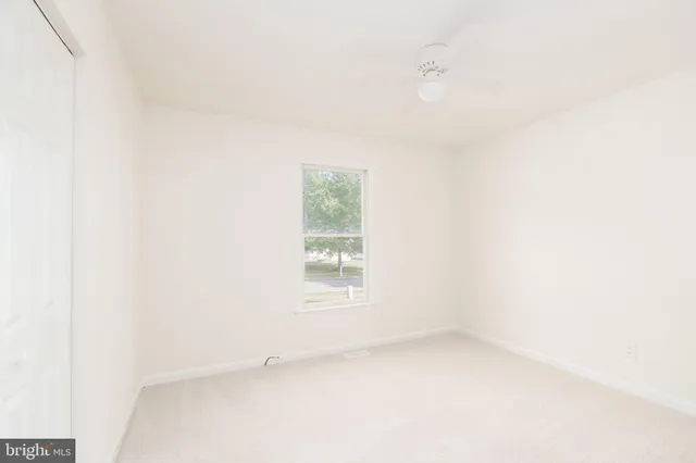 a view of a window in a room