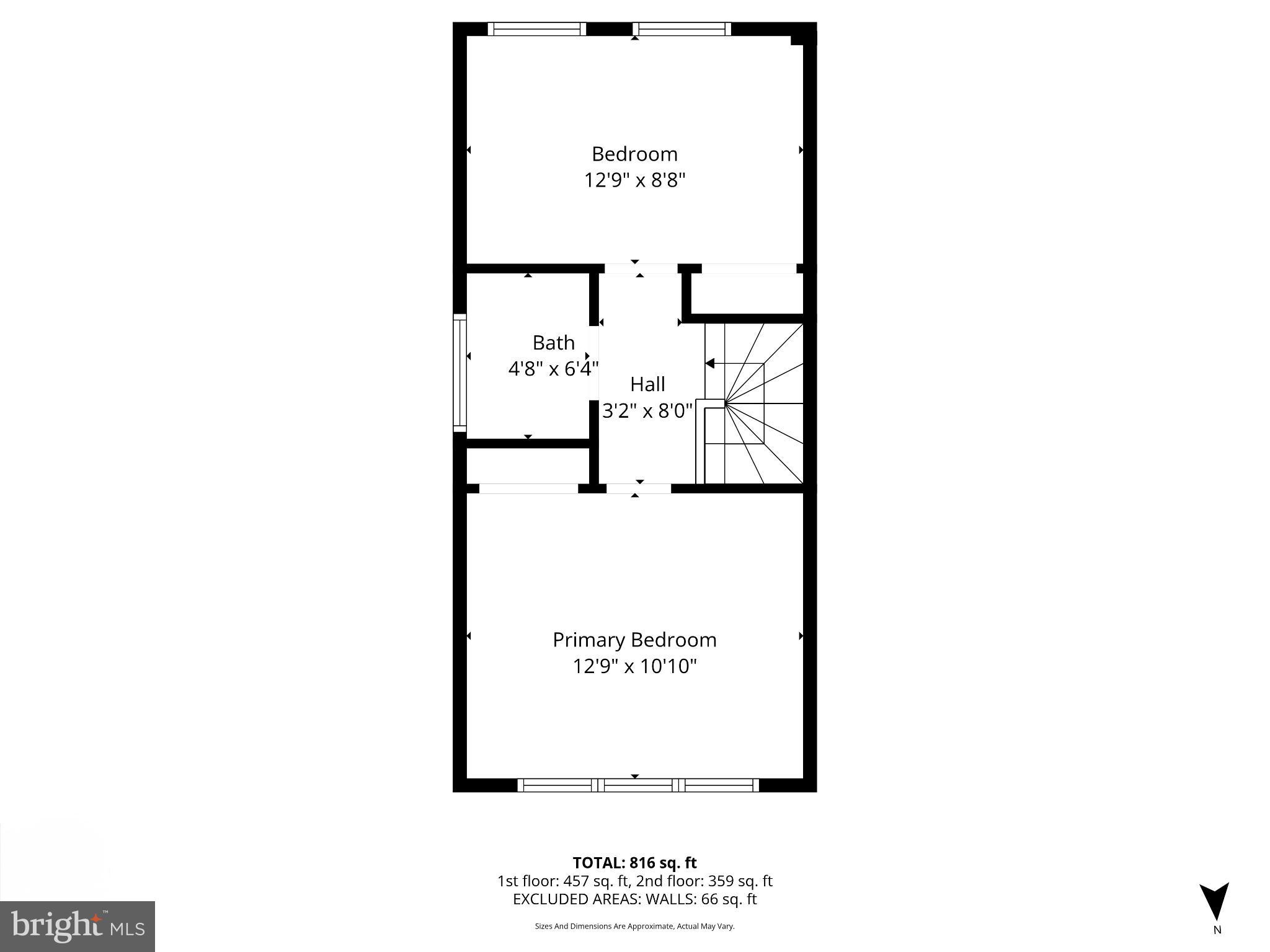 1841 L Street Northeast Washington, DC 20002 - Photo 31 of 31 a picture of a floor plan