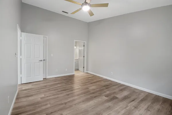 wooden floor in an empty room