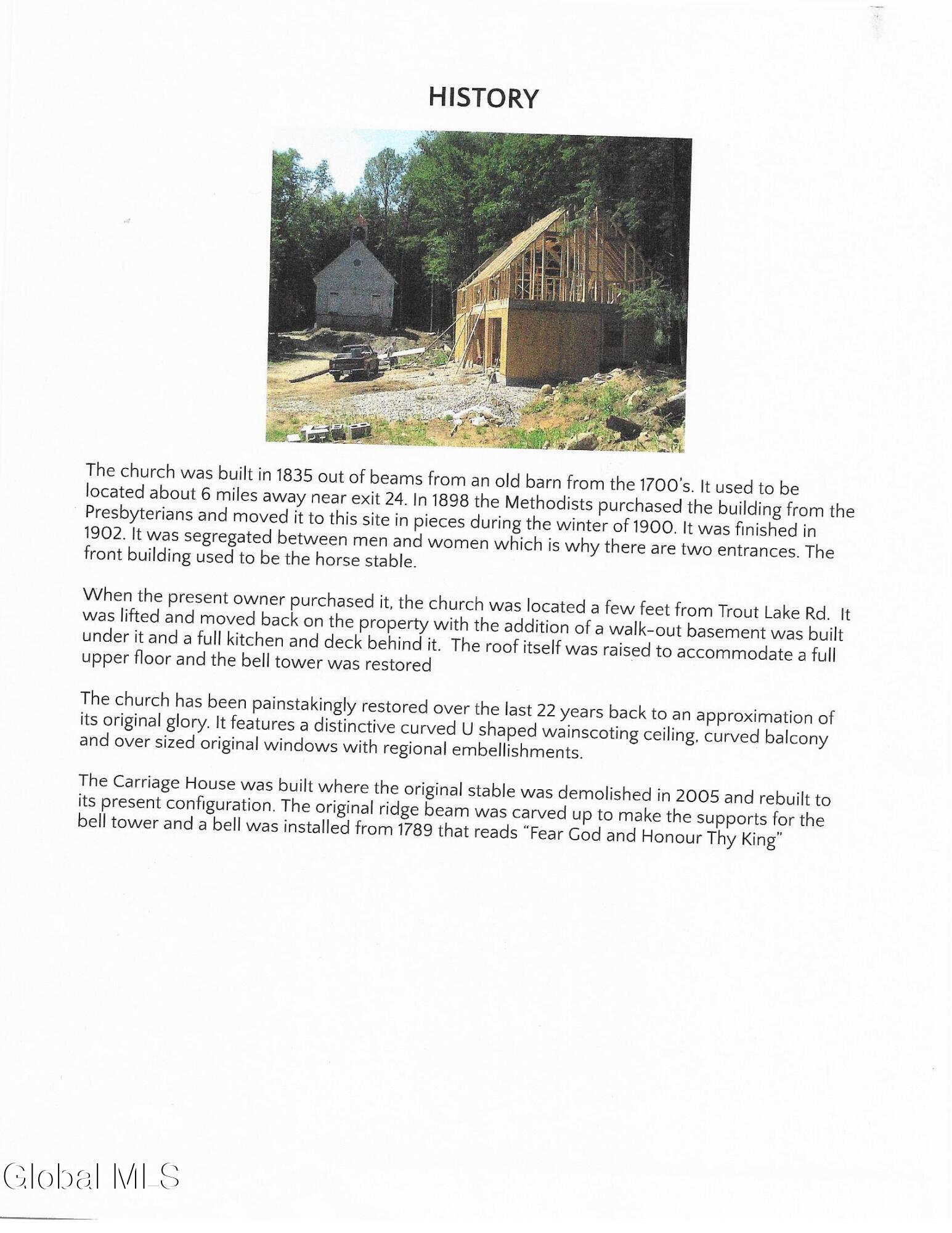 820 Trout Lake Road Bolton, NY 12814 - Photo 63 of 65 History photo