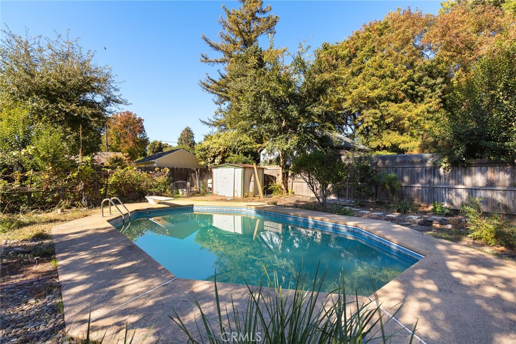 1617 Arcadian Avenue Chico, CA 95926 - Photo 25 of 34 a view of a swimming pool with a patio