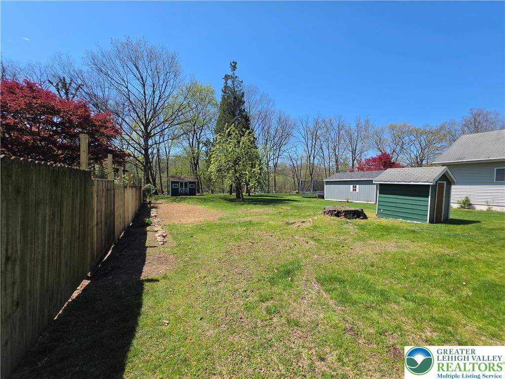 218 Lehigh Street Walnutport, PA 18088 - Photo 21 of 22 a view of a backyard with sitting area
