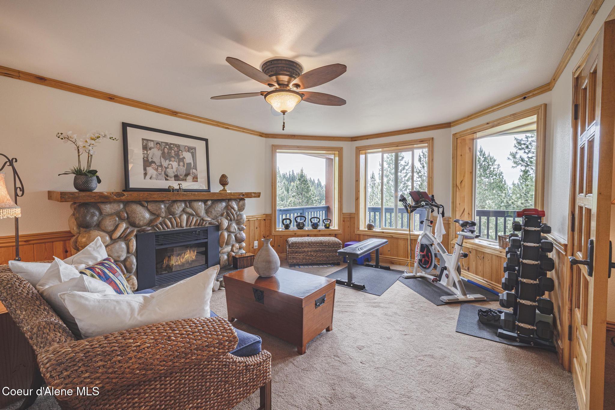 15964 North Songbird Lane Rathdrum, ID 83858 - Photo 48 of 83 Sitting room with fireplace