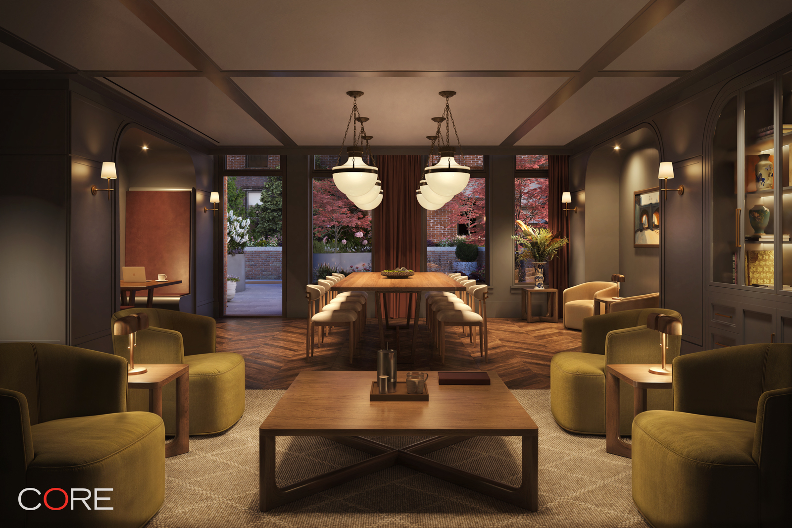 Undisclosed Address Manhattan, NY 10011 - Photo 11 of 19 a view of a livingroom with furniture and a large window