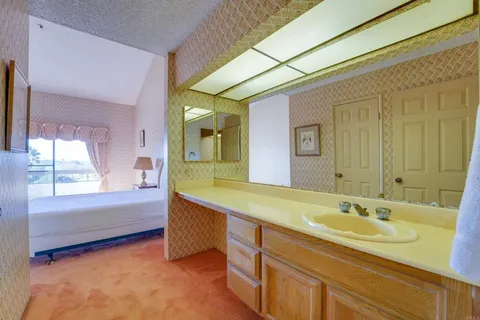 a bathroom with a sink and a bathtub