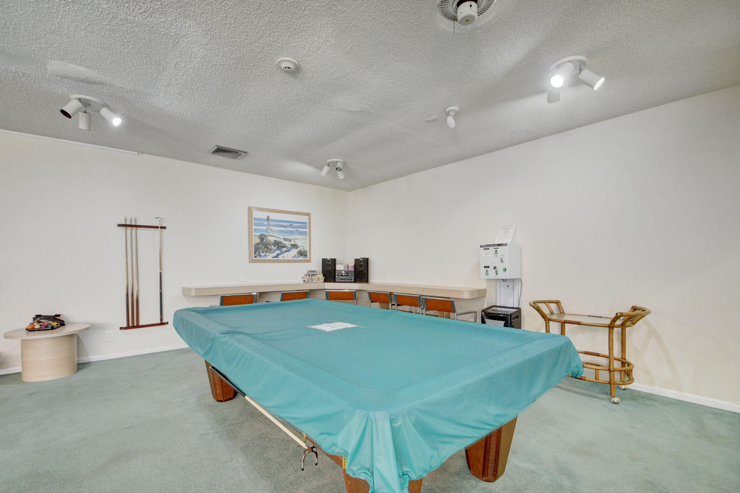 3540 South Ocean Boulevard, Unit 608 South Palm Beach, FL 33480 - Photo 28 of 35 a room with pool table and windows