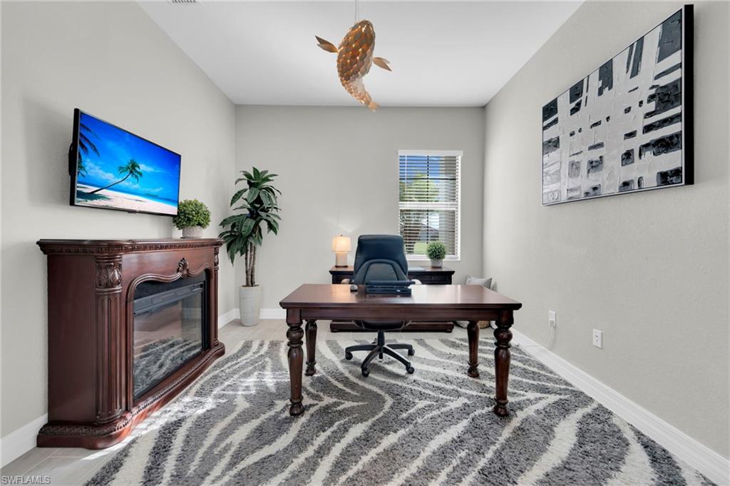 17852 Rosehill Court Estero, FL 33928 - Photo 35 of 50 Home office off main living space could also serve as media room or flex space