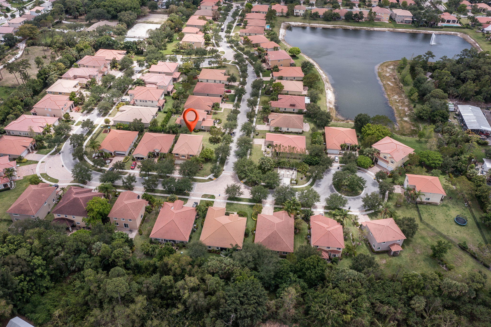 6726 Bulrush Court Greenacres, FL 33413 - Photo 46 of 54 Aerial View