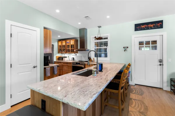 a view of a entryway door of the house