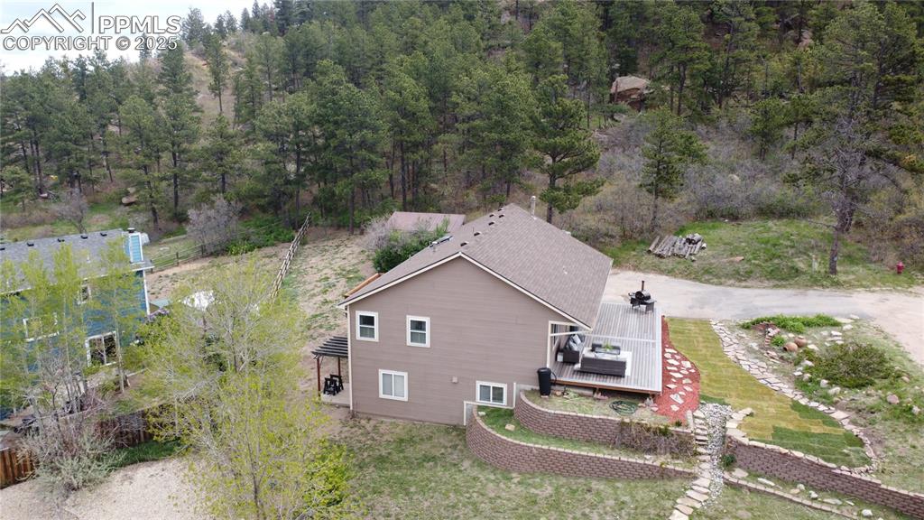 151 Star View Circle Palmer Lake, CO 80133 - Photo 33 of 36 Aerial view of property and surrounding area
