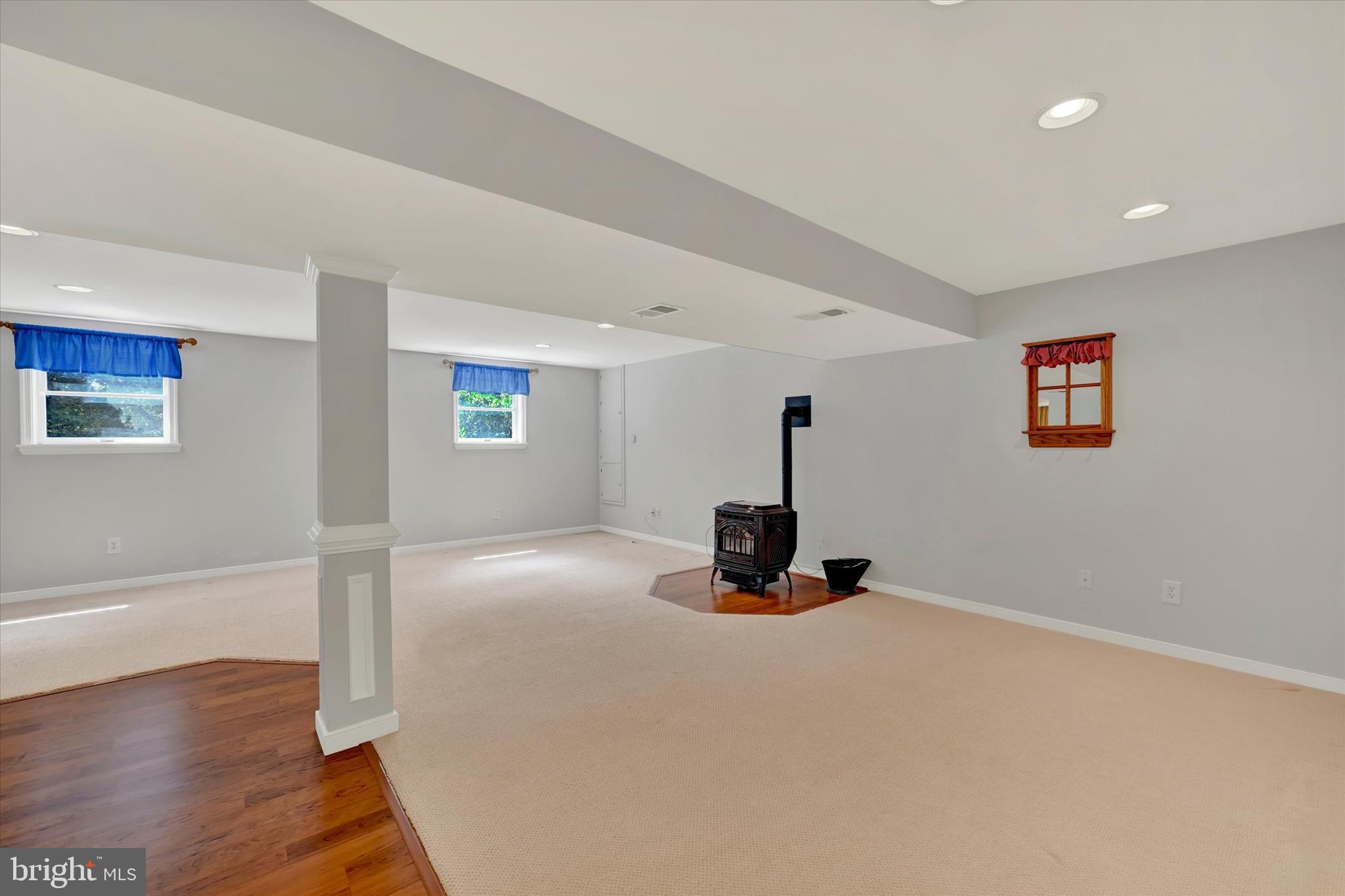 1152 Monkton Road Monkton, MD 21111 - Photo 30 of 47 Lower level familyrm w/pellet stove