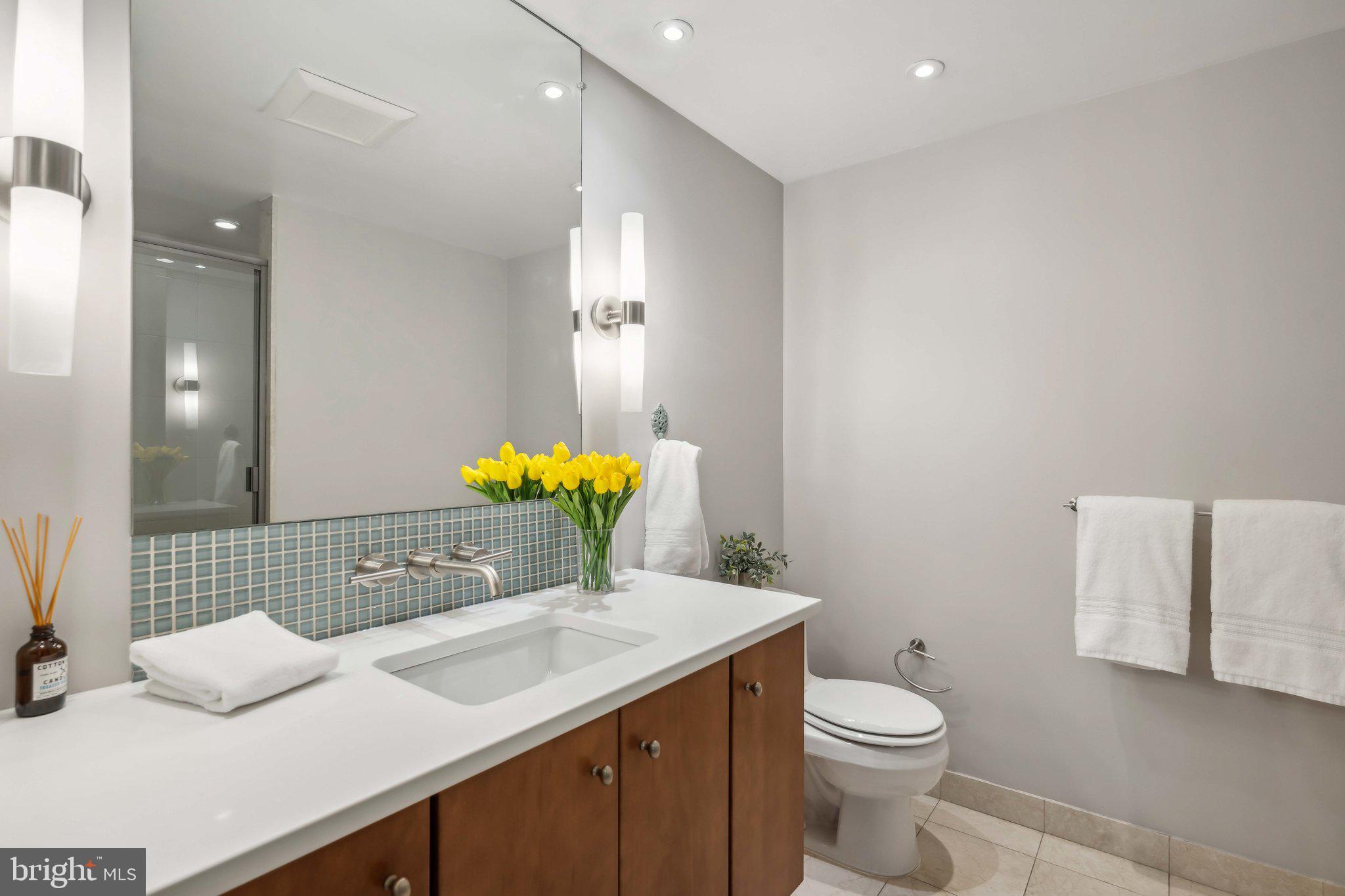 1025 First Street Southeast, Unit 1008 Washington, DC 20003 - Photo 8 of 31 Bathroom with walk-in shower