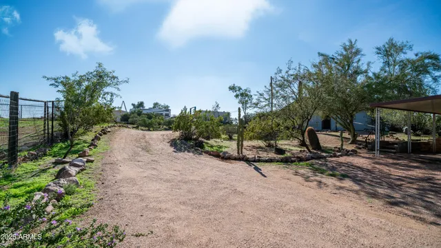 a house view with a outdoor space