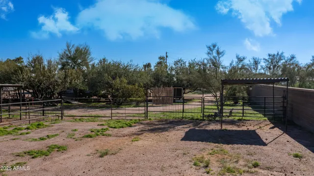 a view of a terrace with sitting area